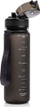 Shishe uji Meteor Bottle, 1000ml, me filtër frutash, e zezë