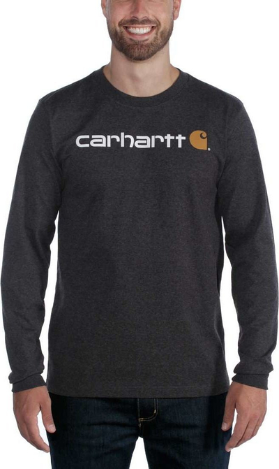 Bluzë Carhartt me mëngë t’gjata, Signature Graphic Workwear, XL, gri e errët