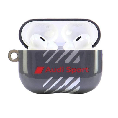 Mbulesë kufjesh Audi IML Sport për AirPods Pro 2, plastike, e zezë