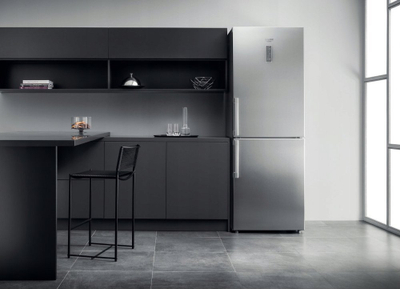 Комбиниран фрижидер Hotpoint HA70BE 72 X, Total No Frost, A++, инокс челик