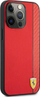 Mbrojtëse telefoni Ferrari On Track, lëkurë PU, për iPhone 13, e kuqe