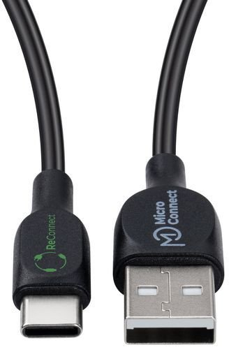 Kабел USB Microconnect ECO-USB3.1CCHAR05B, USB A во USB C, 0.5 m, црн