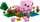 Set ndërtimi LEGO Minecraft Pig House 21268, për fëmijë, shumëngjyrësh