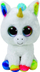 Lodër pelushi TY Beanie Boo Pixy Unicorn, 15cm, për kalamaj, e bardhë shumëngjyrëshe