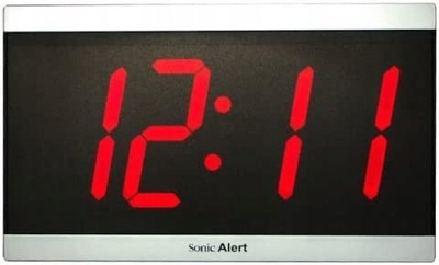 Orë me alarm Quartz 1558326, dixhitale, ekran i madh, argjend