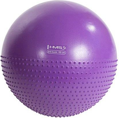 Top për ushtrime HMS YB03, 55 cm, vjollcë