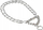 Qafore trajnimi për qen Dingo Single Half Prong, 2.2mm, 36-42cm, metal