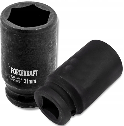 Çelës goditës FORCEKRAFT DEEP, 31mm, 3/4", 6 faqe