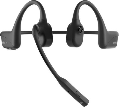 Kufje Bluetooth Shokz OpenComm2 Industrial, me mikrofon, open ear, të zeza