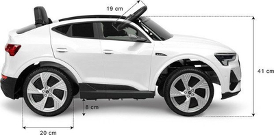 Makine elektrike lodër Caretero Audi E-tron Sportback, 12V 7Ah, 45W, blu