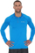 Bluzë për meshkuj Brubeck Prestige (LS10620), XXL, e kaltër