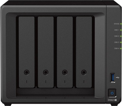 Сервер за мрежно складирање Synology DiskStation DS923+, 4-бај, 16TB, црн