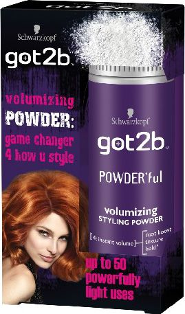 Пудра за коса Schwarzkopf Got2b Powder Volumizing Styling, 10 г, виолетова