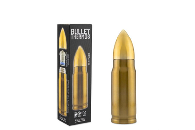 Termos FROSTER Bullet Thermos, 350 ml, çelik inox, ngjyrë bronzi