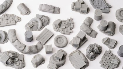 Aksesorë modelimi Gamers Grass Basing Bits Urban, gjëra zbukuruese për bazat e miniaturave