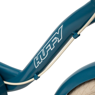 Biçikletë fëmijësh Royalbaby Huffy Vintage 16", me shportë, me rrota ndihmëse, blu