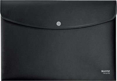 Dosje Wallet Leitz A4, polipropilen PP, material i riciklueshëm, e zezë