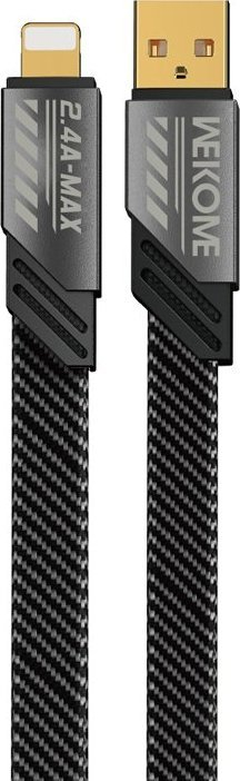 Kabllo USB Wekome WDC-190, USB A në Lightning, 1 m, e zezë