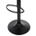 Stol bari Rose Φ44x85-107Hcm (HM204.10), gri