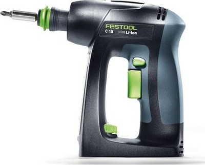 Stërvitëse kaçavidë pa kabllo Festool C 18 Basic 4.0, 18V, pa bateri dhe karikues, e zezë