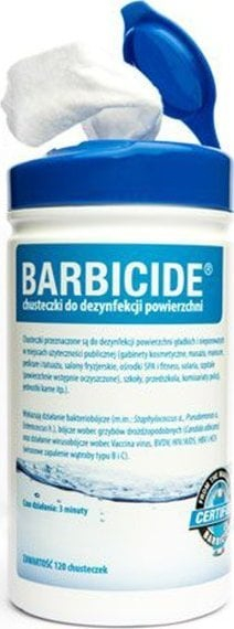 Faculeta dezinfektuese Barbicide Surface Disinfectant Wipes, për sipërfaqe, 100 copë