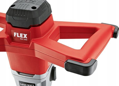 Mikser elektrik FLEX MXE 1602, 1600W, shkop përziersi Ø160mm, i kuq