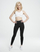 Leggins ABOUTALISA 10011591, me bel t’lartë, elastike, të zeza