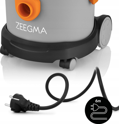 Индустриска правосмукалка Zeegma Zonder Pro Compact, 1000W, DRY & WET, со HEPA филтер
