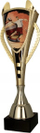 Kupë hendbolli HANDBALL 7243 HAN B, plastike metalike, 41.5cm, ngjyrë ari