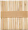 Shkopinj druri kreativ Brewis Creative Natural Sticks, 11.4 cm, 50 copë, natyral