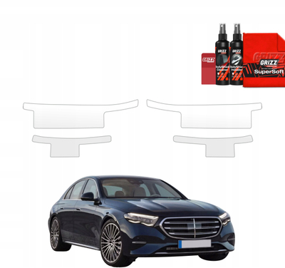 Folie mbrojtëse pragjesh GrizzProtector Mercedes E Class, 4 në 1, 2016-2023, transparente