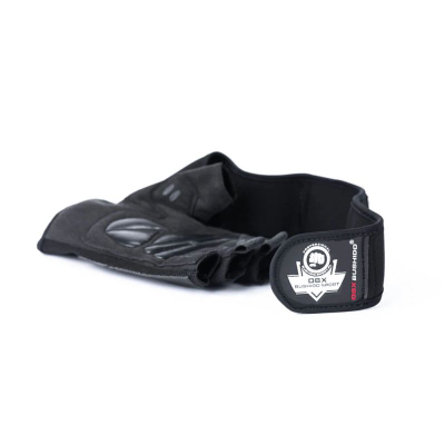 Doreza fitnesi DBX WG-163, termoaktive, me Velcro, të zeza