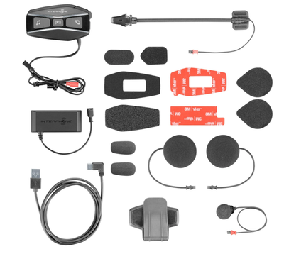Dëgjuese për helmeta Intercom Cellularline U-COM 16, Mesh 2.0, zezë