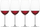 Set me 4 gota vere të kuqe Schott Zwiesel Muse Bordeaux, xham Tritan, transparente