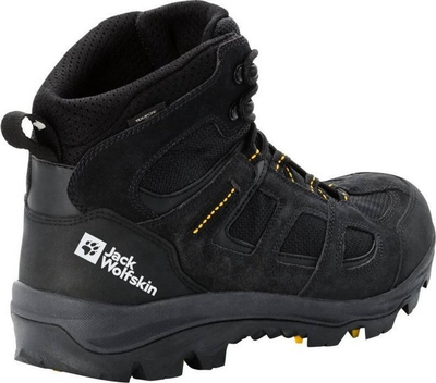 Këpucë trekking Jack Wolfskin Vojo 3 Texapore Mid M, për burra, të zeza