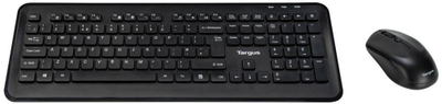 Set tastierë edhe mouse Targus AKM610NO, wireless 2.4 GHz, QWERTY Nordic, i zi