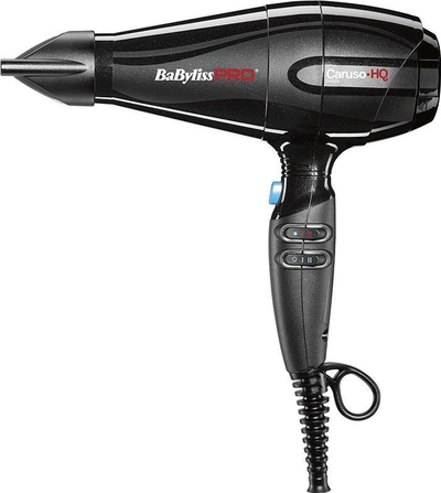 Tharëse flokësh BaBylissPRO BAB6970IE Caruso HQ, 2400W, motor AC profesionist, e zezë