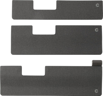 Mbështetëse kyçi Contour Design Slim Wrist Rest, bambu natyrale