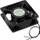 Ventilator për kabinete rack A19-W, aplikacion profesional, i zi