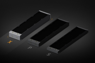 Radiator ftohës për PC EK Water Blocks EK-Quantum Surface X360M, 360mm, për 3 ventilatorë 120mm, i zi