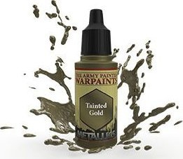 Bojë akrilike për miniatura Army Painter Warpaints Air Tainted Gold, 18ml, ari metalik