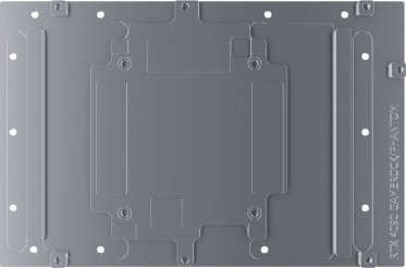 Backplate ftohës për GPU Alphacool 13463, akrilik edhe alumin, për ftohje me ujë, i zi