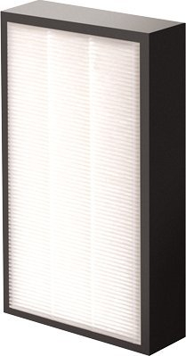 Filtër ajri Air Cleaner 13x7-2/5x1-7/8, HEPA 0.3 mikron, kornizë plastike, i zi