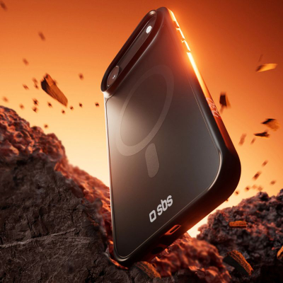 Kapak telefoni SBS Mobile për Apple iPhone 17 Air, D3O, MagSafe, i zi