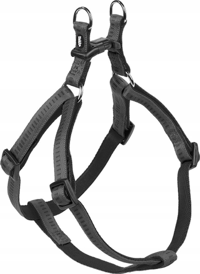Parzmore për qen Nobby Pet Soft Grip, gjoks 60-86 cm, 25 mm, e zezë