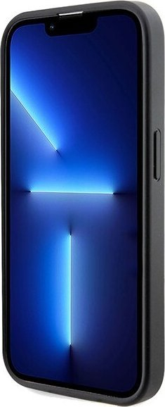 Mbulesë telefoni Guess 4G Printed Stripes MagSafe për iPhone 15 Pro Max, hardcase, e zezë