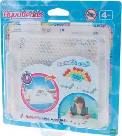 Pjatë punimi Aquabeads Pop Up Tray 35088, aksesor për rruza, shumëngjyrëshe
