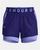 Кратки спортски панталони Under Armour 2in1, за жени, сини