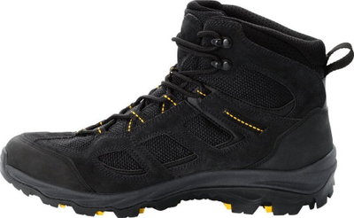 Këpucë trekking Jack Wolfskin Vojo 3 Texapore Mid M, për burra, të zeza