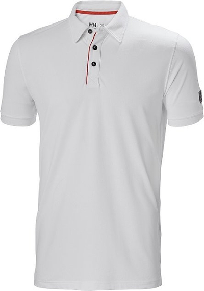 Bluzë polo Helly Hansen Kensington Tech, poliamid, UPF 40+, e bardhë, XL